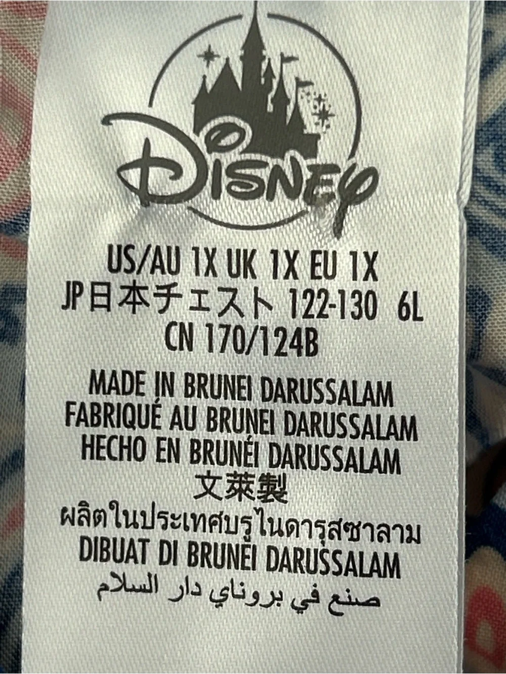 Disney's Riviera Resort Dress Embroidered Bell Sleeves Womens 1X